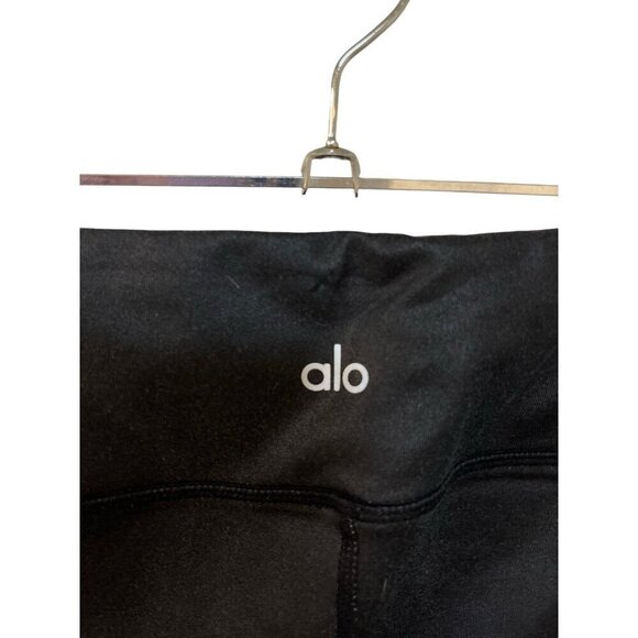 ALO Yoga Gypset Goddess Multicolor Butterflies Glossy Print Leggings Size Medium - Picture 5 of 7